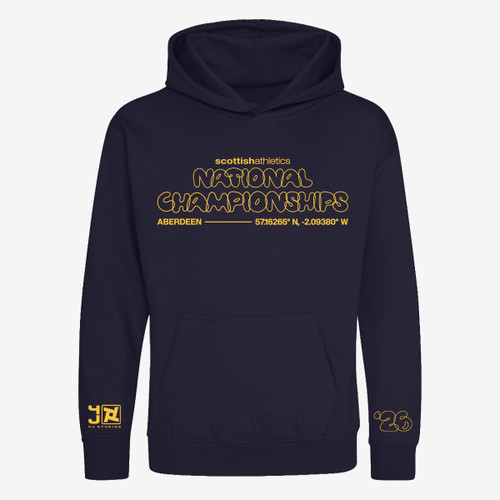 Scottish Athletics National Championships Kids Hoodie (4 Colours) - ABERDEEN