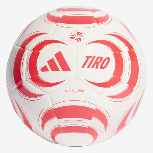 adidas Tiro Club 26 Training Ball - White/Lucid Red