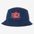 WEBATA Will Be Coming Bucket Hat - Navy