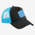 LM Academy Snapback Trucker Cap - Black/Surf Blue