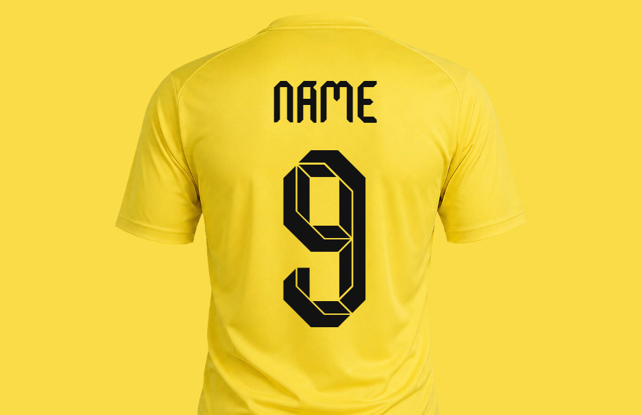 Iochdar Saints name and number printing