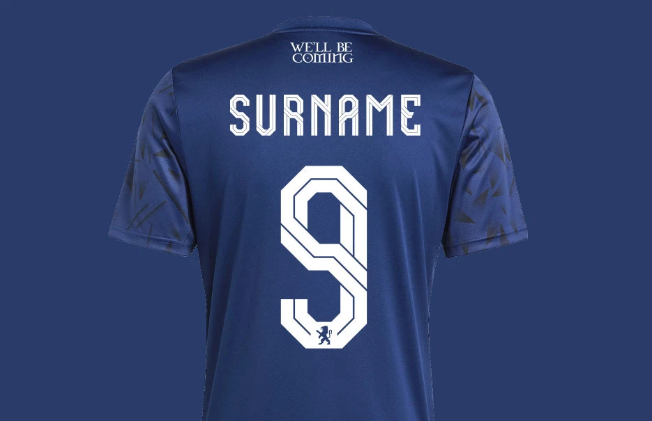 Bespoke Scotland style shirt printing
