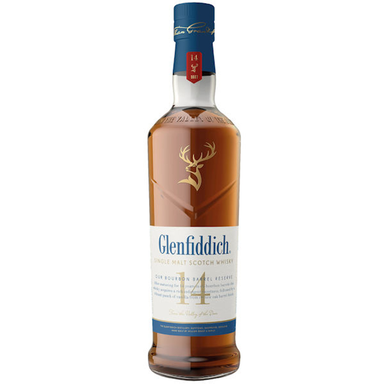 Glenfiddich 14 Year Single Malt Scotch Whisky 750mL