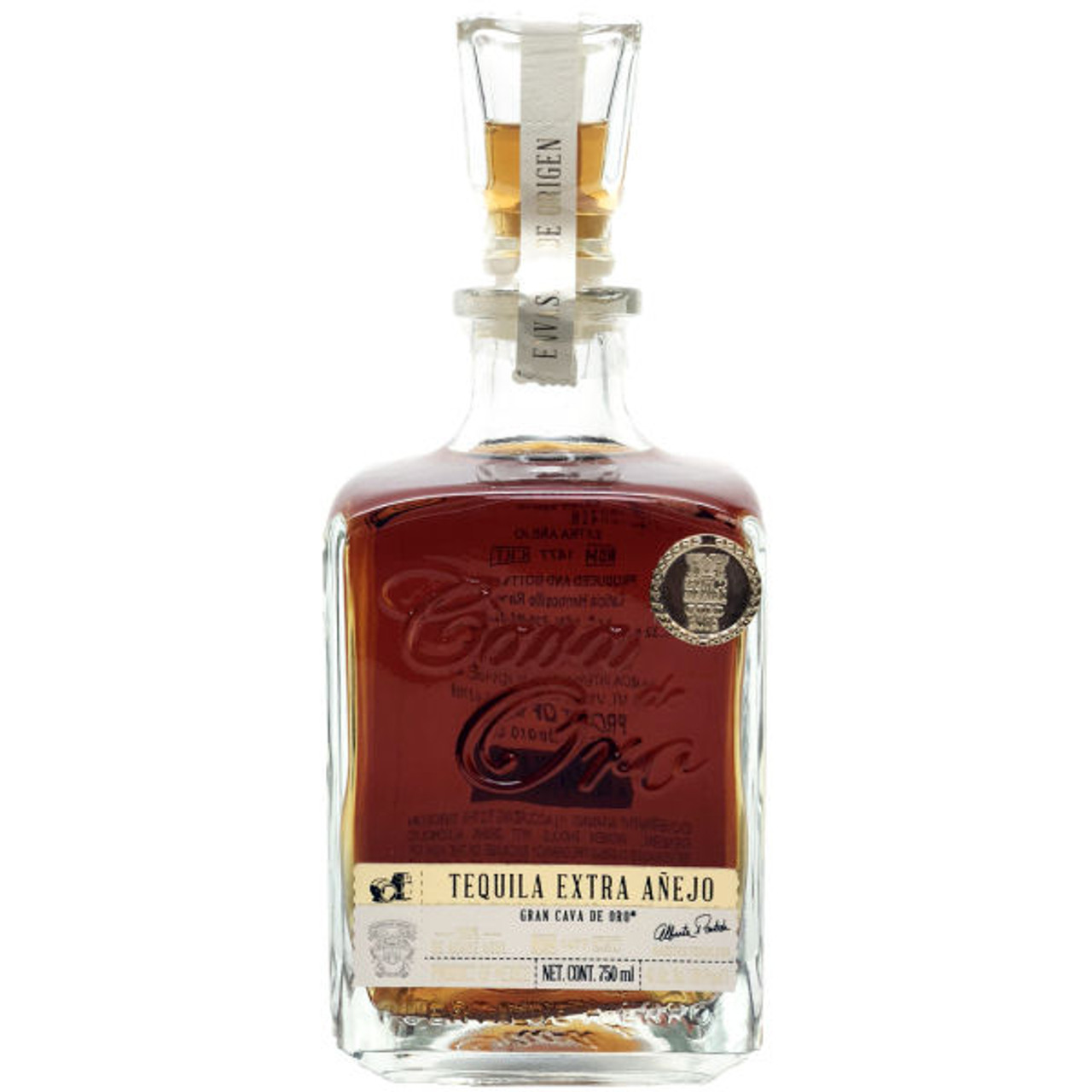 Cava de Oro Extra Añejo 750ml Gran Cava de Oro Extra Anejo Tequila 750ml