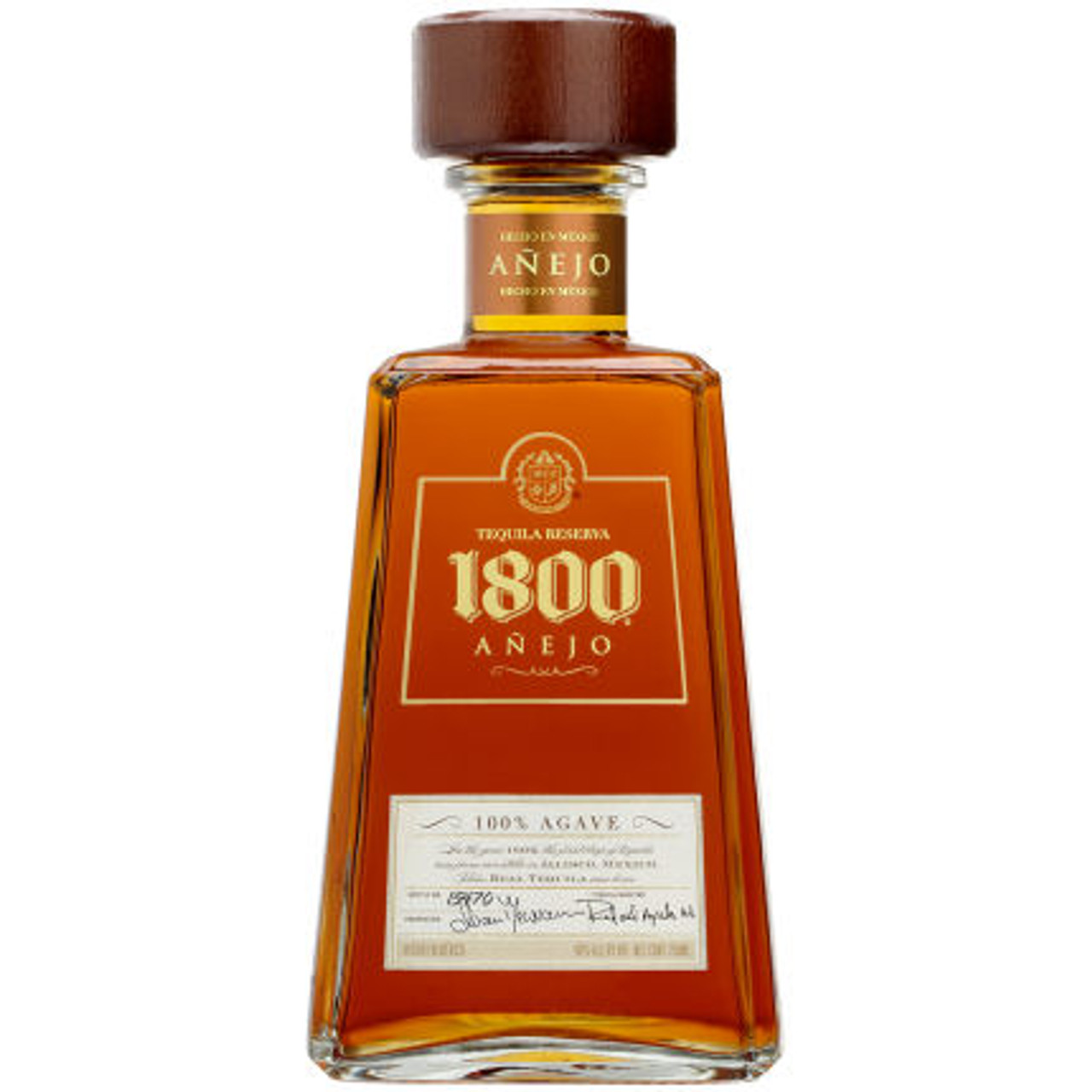 1800 Añejo テキーラ 750ml12本 1800 Anejo Tequila 750ml | ShopWineDirect