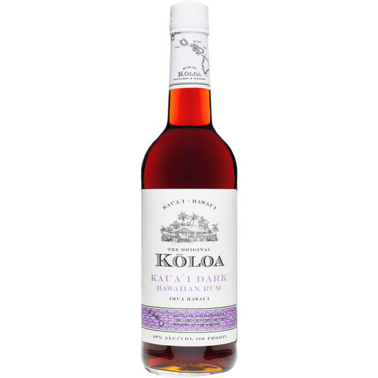 Koloa Kauai Dark Hawaiian Rum 750ml