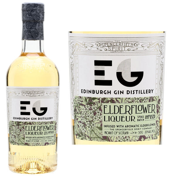 Edinburgh Gin Elderflower Liqueur 750ml ShopWineDirect Fine Wine