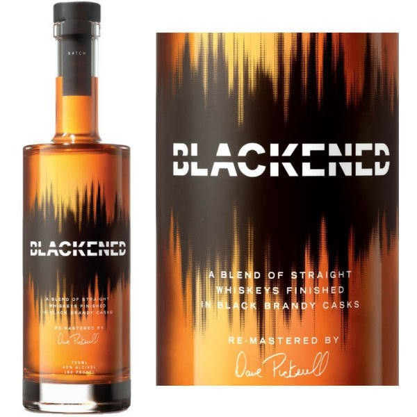 blackened by metallica batch 109 american whiskey 750ml