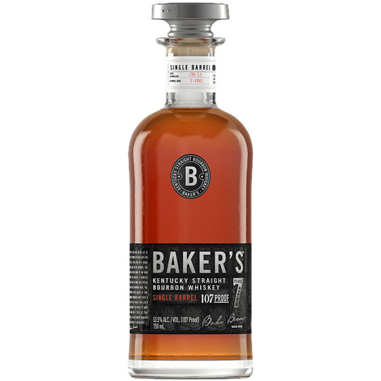 Baker's Kentucky Straight Bourbon 7年 750 Baker's 7 Year Single Barrel Old Kentucky Straight Bourbon