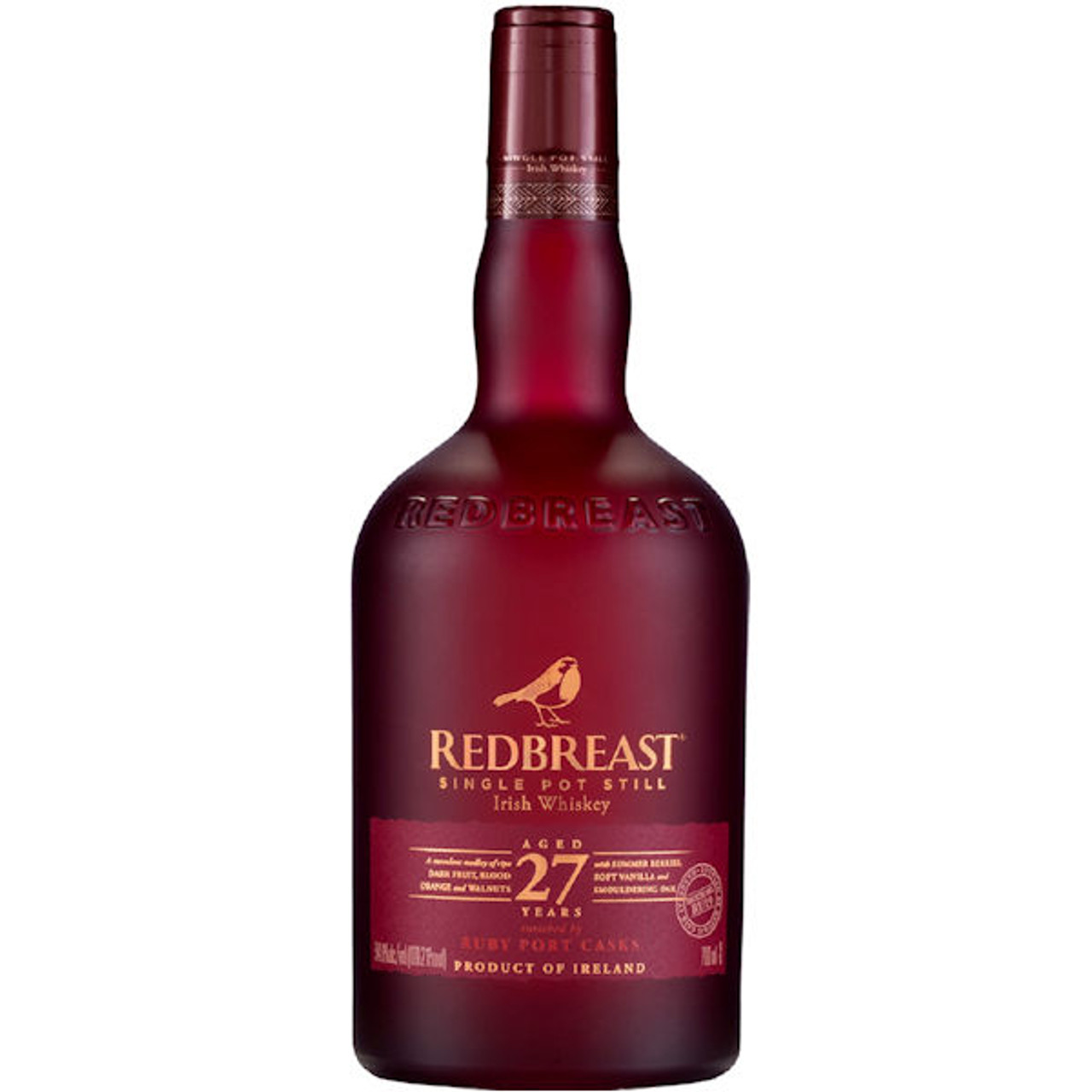 Redbreast 27 Year Old Ruby Port Cask Irish Whiskey 750ml