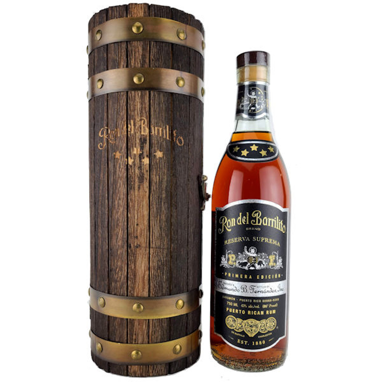 Star Reserva Puerto Rum Ron 5 Suprema Barrilito del Rico 750ml