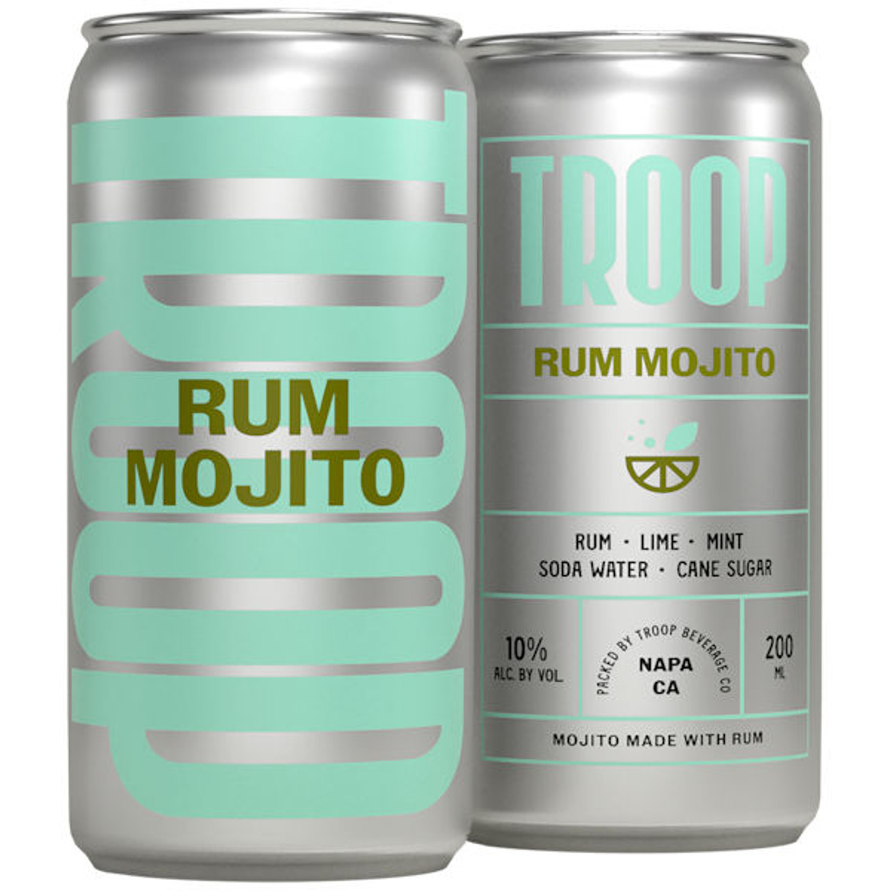 local Adoración Madison Troop Cocktails Rum Mojito Ready-To-Drink 4-Pack 12oz Cans