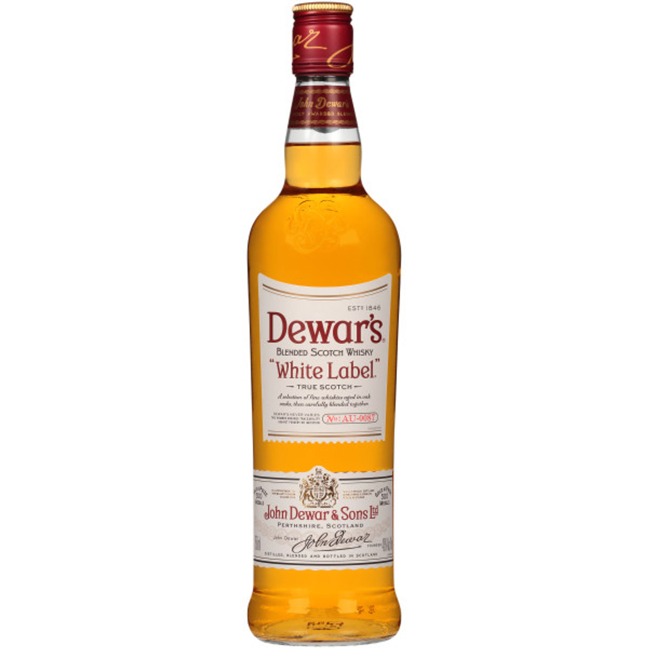 Dewar's White Label Blended Scotch Whisky 750ml