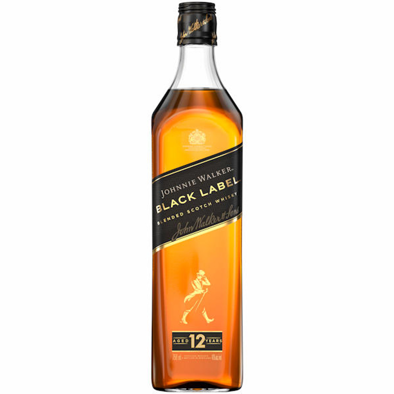 経典ブランド JOHNNIE WALKER Scotch BLACK Old LABEL Crown 飲料・酒