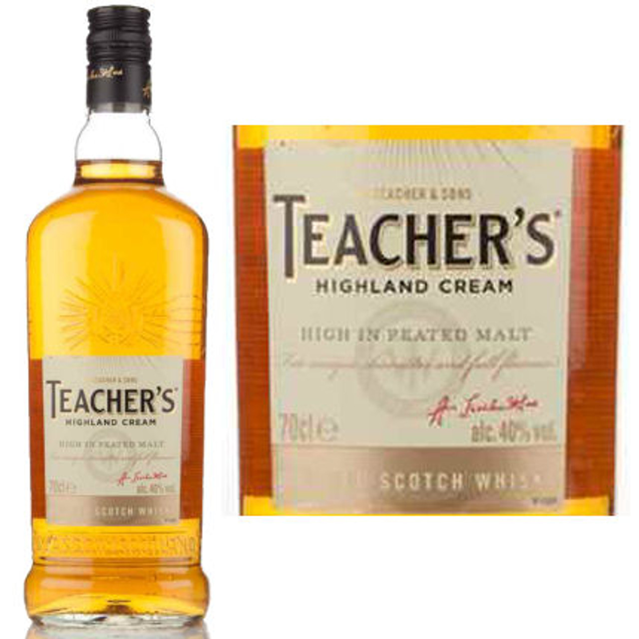 Teacher's Highland Cream Blended Scotch Whisky 750mL – Crown Wine and  Spirits