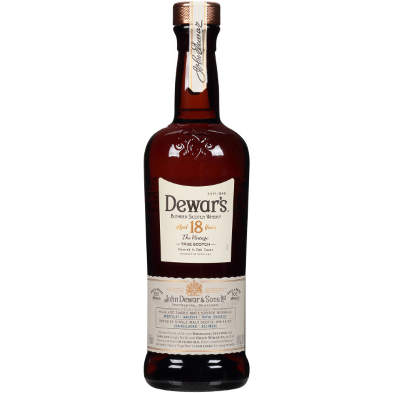 Dewar's 18年 スコッチウイスキー 750ml Dewar's 18 Year Old Blended Scotch Whisky 750ml
