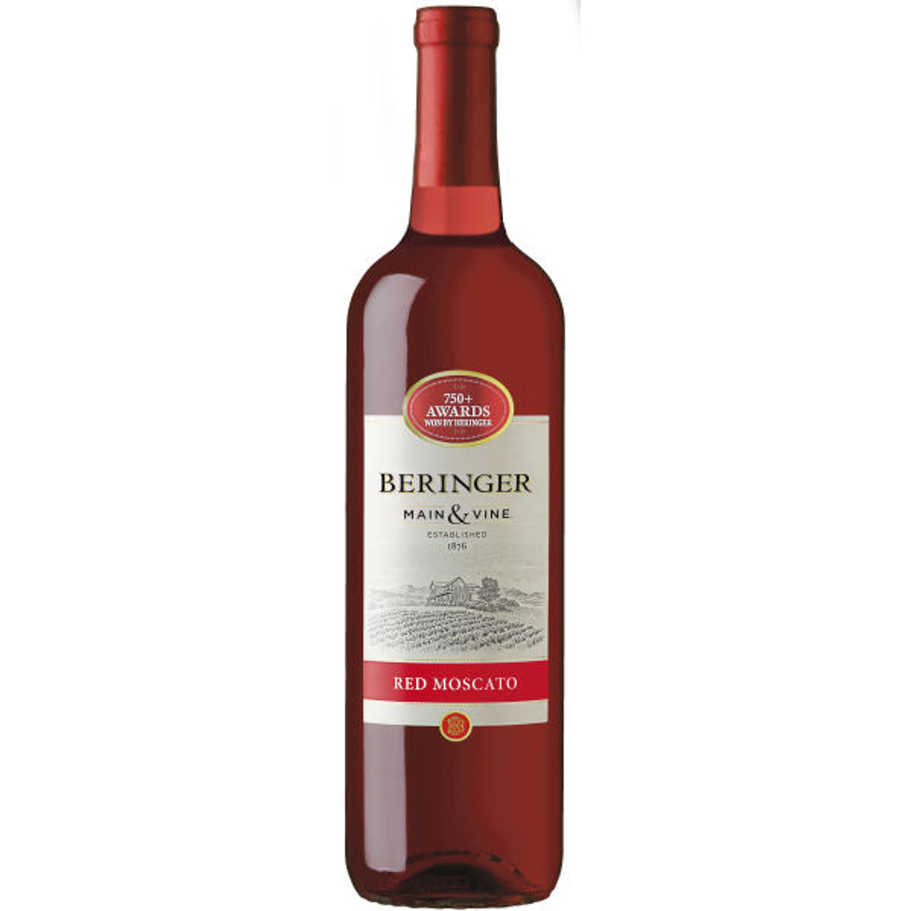 12 Bottle Case Beringer Main & Vine California Red Moscato NV w/ Shipping  Included