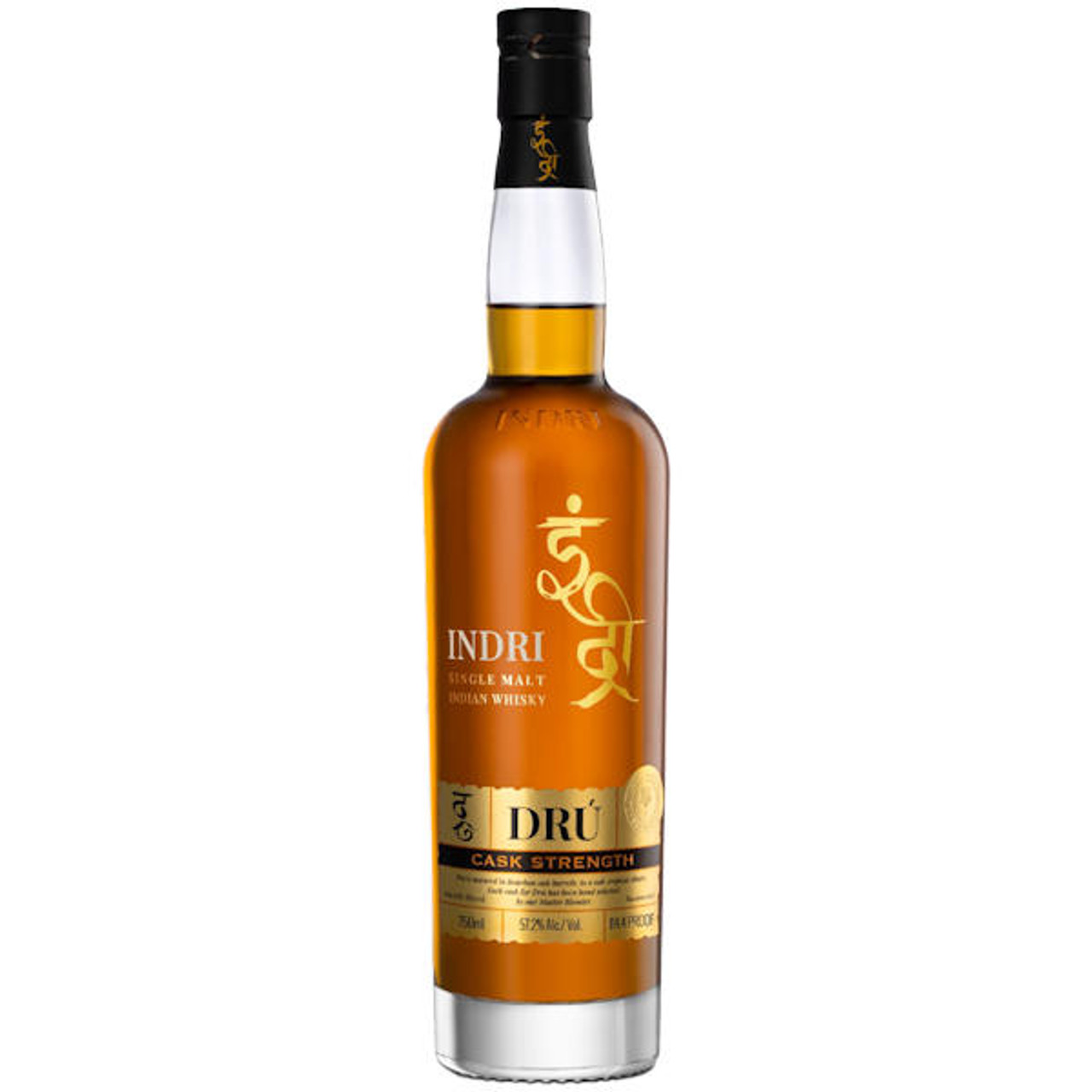 Indri DRU Cask Strength Indian Single Malt Whisky 750ml