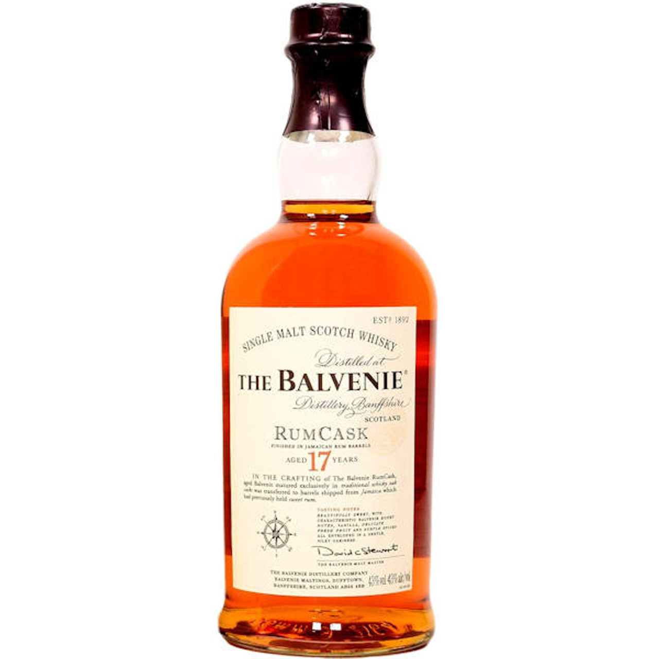 (値下げ)The Balvenie RumCask 17年 The Balvenie 17 Year Old Rum Cask 750ml