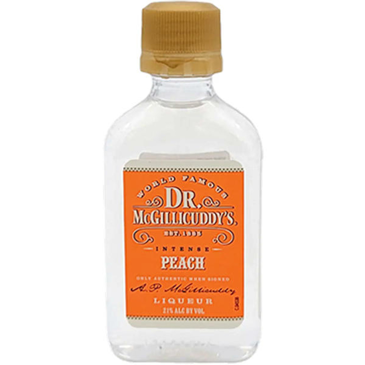 DR. McGILLICUDDY リキュール 50ml Mini Dr. McGillicuddy's Peach Liqueur | ShopWineDirect