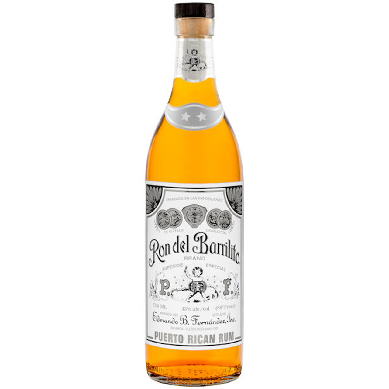 ロンデルバリリット Ron del Barrilito 2 star Rum 750ml