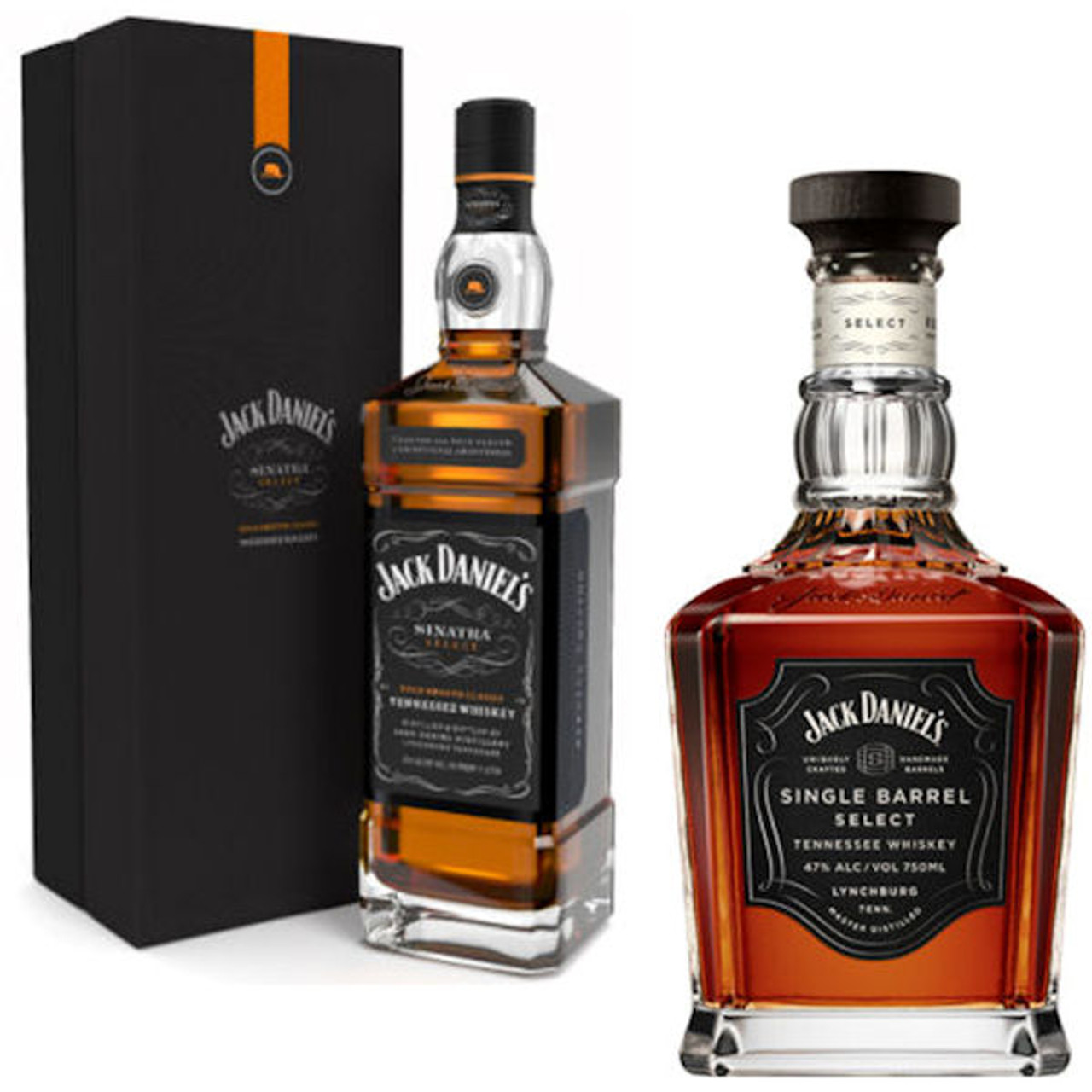 Jack Daniel's Sinatra 750ml ギフトボックス付き Jack Daniel's Sinatra 2-Bottle Bundle - Sinatra Select 1L +