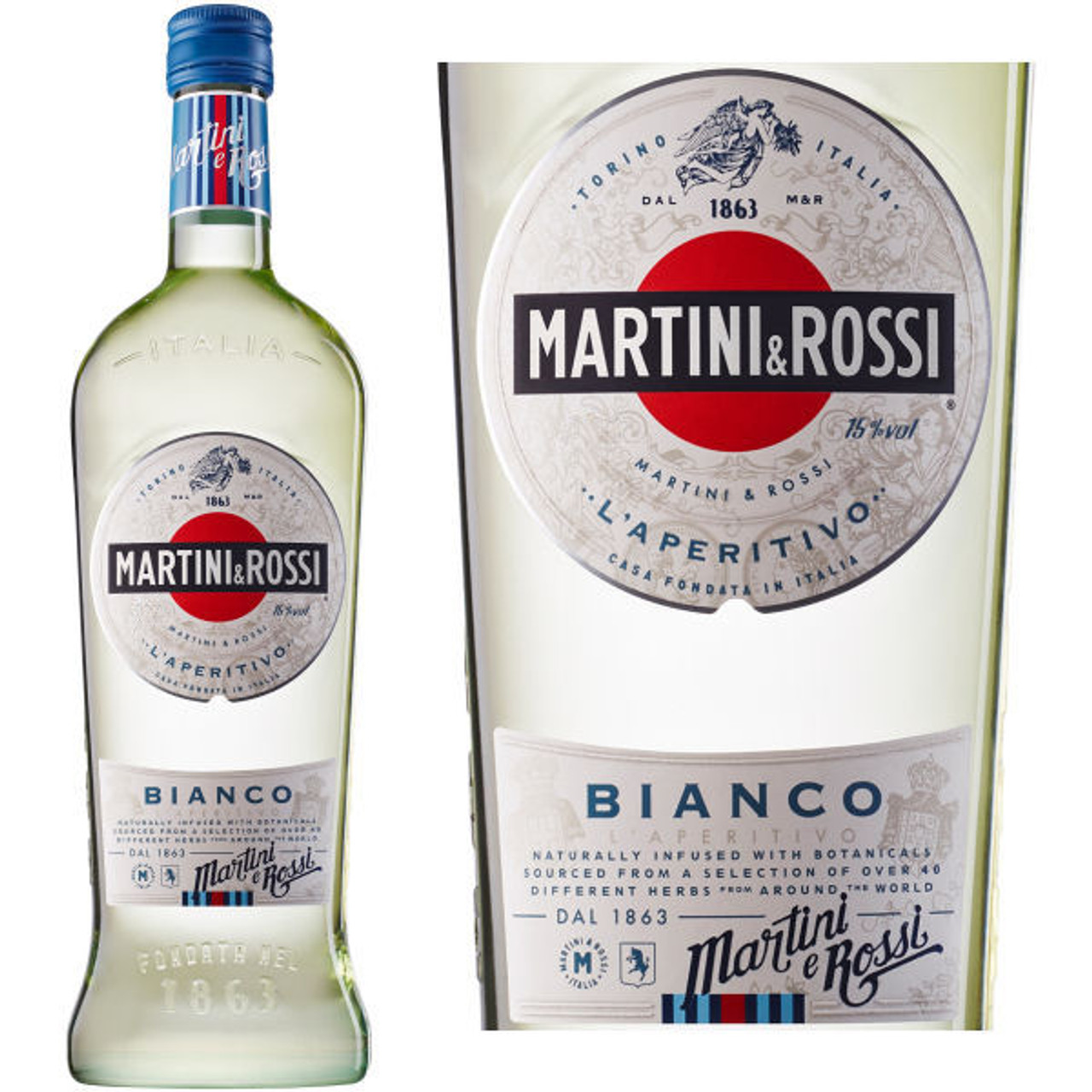 Higgins Lydighed leninismen Martini & Rossi Bianco Vermouth 1L