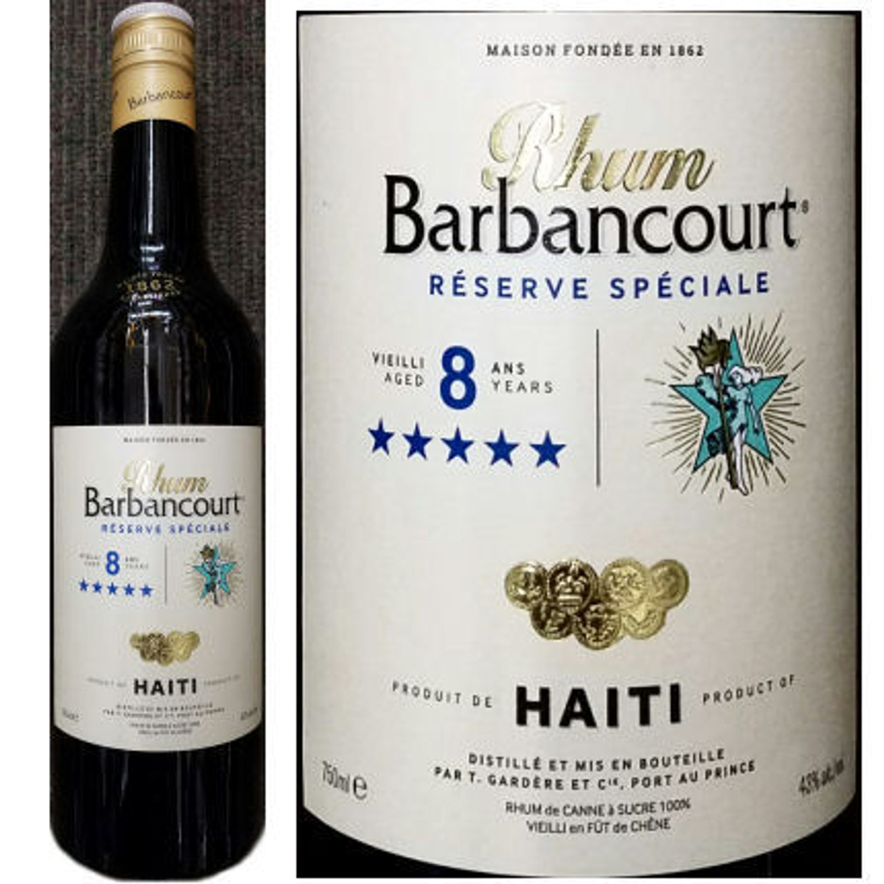 Barbancourt Rum 4Yr 750ml - Campus Fine Wines