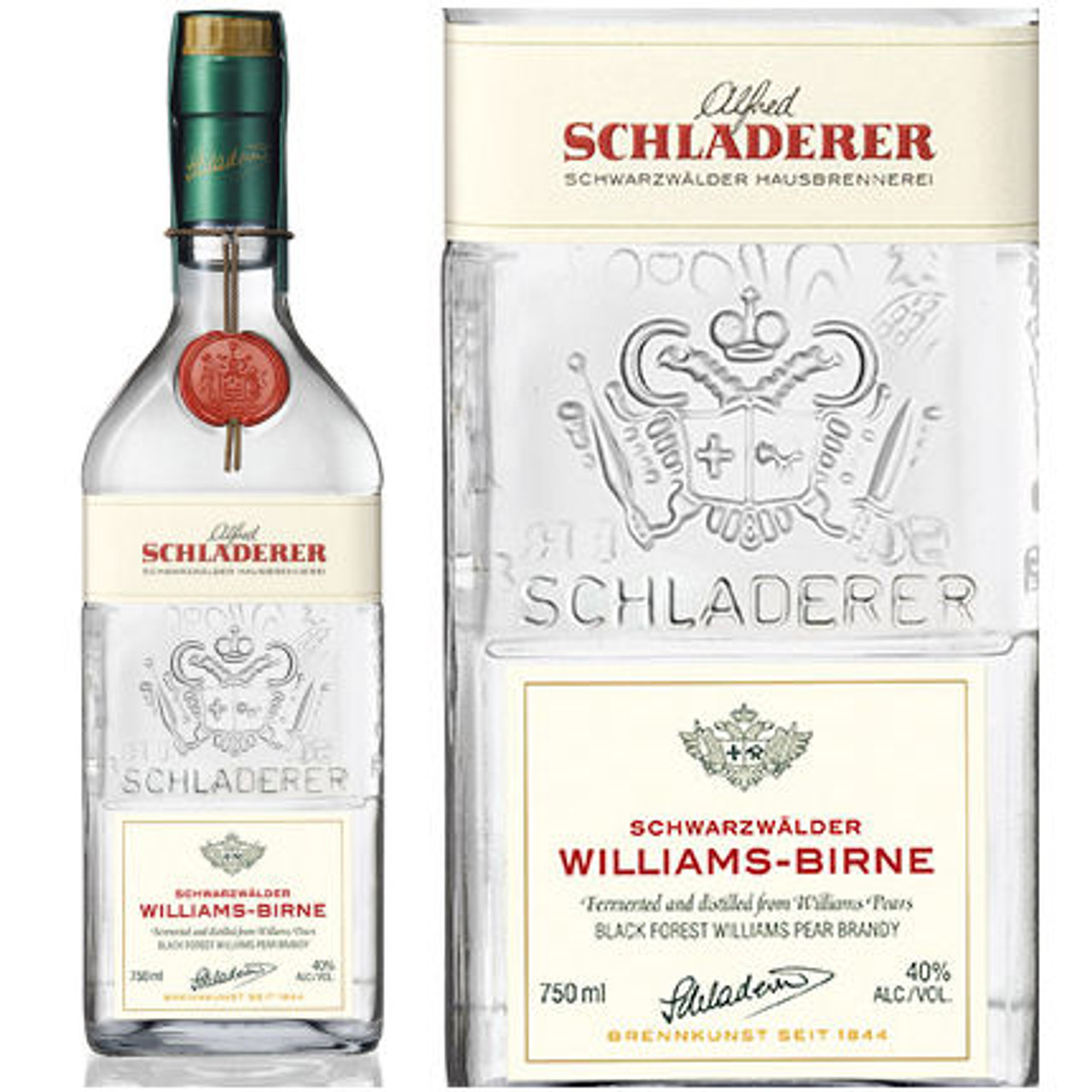 Schladerer Williams Birne Black Forest Pear Brandy 750ml