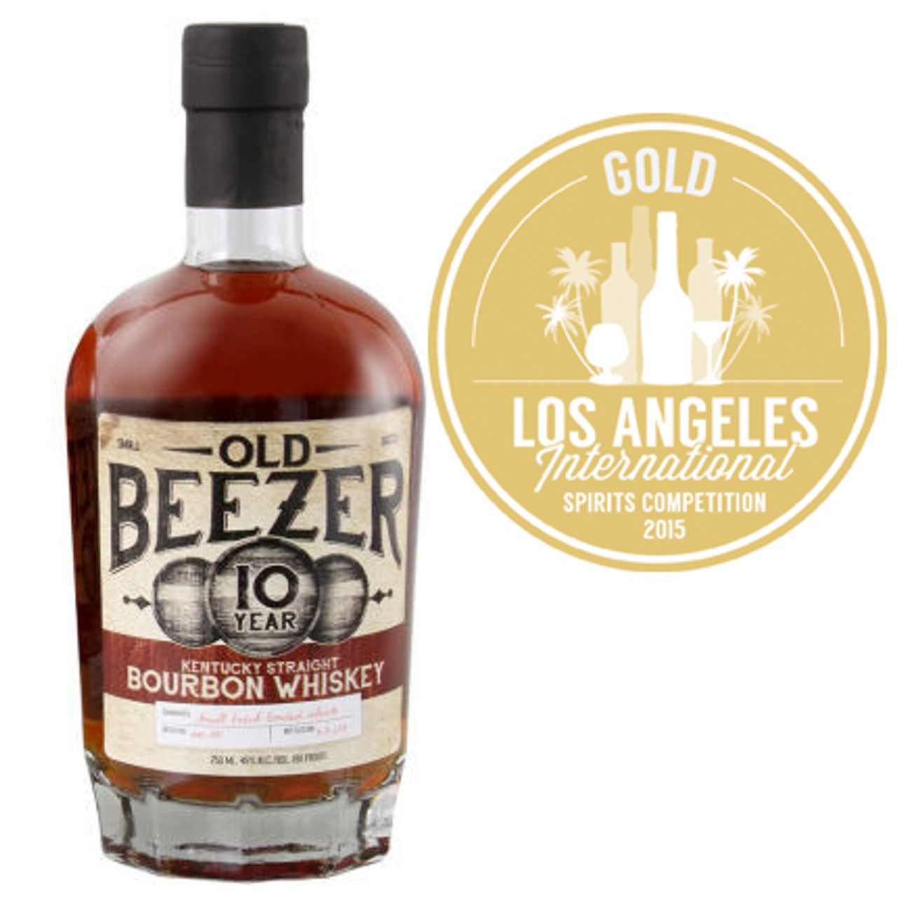 Old Beezer 10 Year Old Kentucky Straight Bourbon Whiskey 750ml