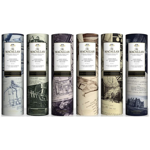 The Macallan James Bond 60th Anniversary 6 Bottle Set 700ml