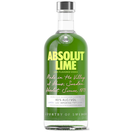 Absolut Lime Swedish Grain Vodka 750ML