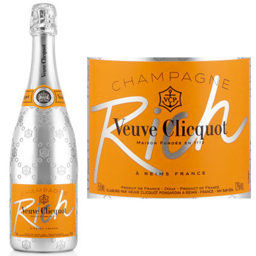 Clicquot Rich Brut Champagne 6 / Case