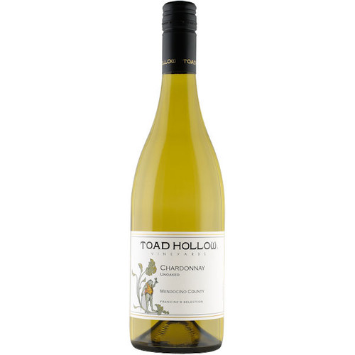 Toad Hollow Francine S Selection Mendocino Unoaked Chardonnay