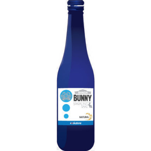 Banzai Bunny Natural Sparkling Junmai Sake 300ml