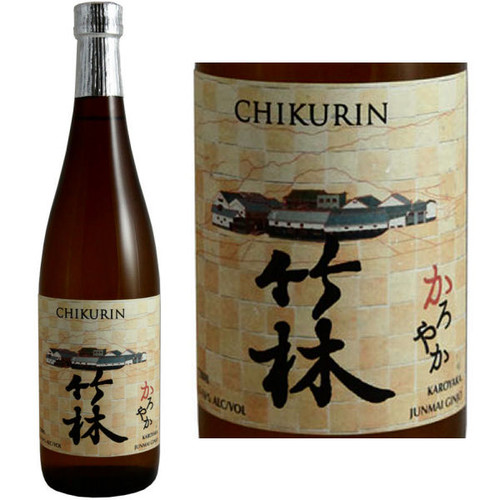 Chikurin Karoyaka Lightness Junmai Ginjo Sake 720ML