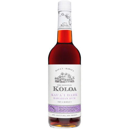 Koloa Kauai Dark Hawaiian Rum 750ml