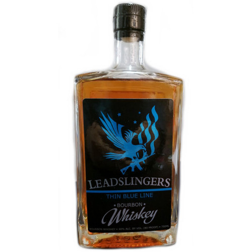 Leadslingers Thin Blue Line Bourbon Whiskey 750ml