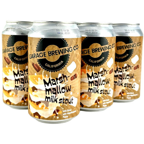 Garage Brewing Mashmallow Milk Stout 12oz 6 Pack Cans