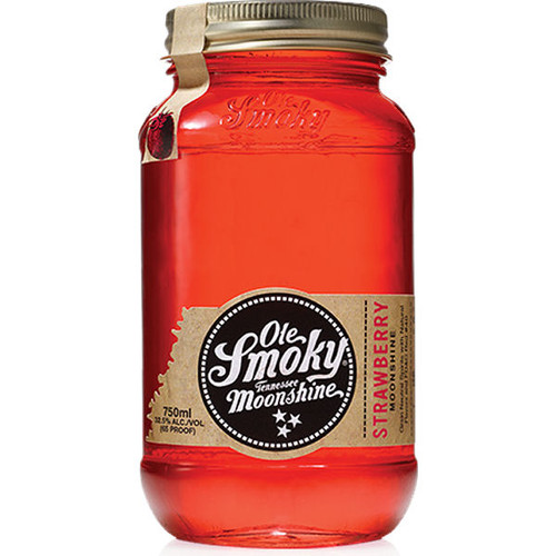 Ole Smoky Tennessee White Chocolate Strawberry Creme Moonshine 750ml