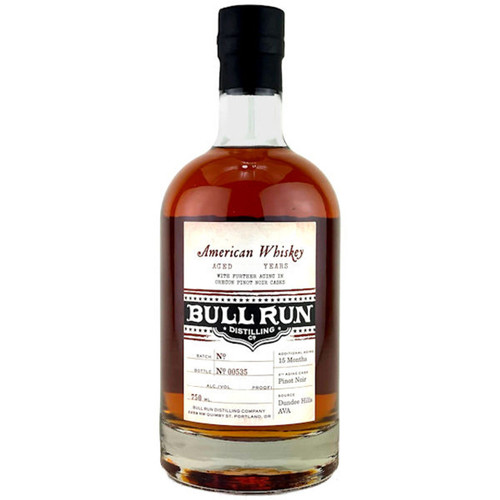 Bull Run 14 Year Old Pinot Noir Finish American Whiskey 750ml