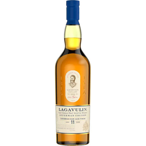 Lagavulin 11 Year Old Offerman Edition Caribbean Rum Cask Islay Single Malt Scotch 750ml