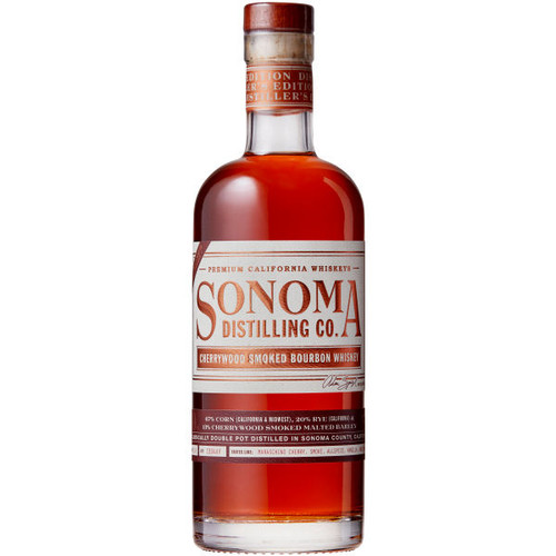 Sonoma Distilling Cherrywood Smoked Bourbon Whiskey 750ml
