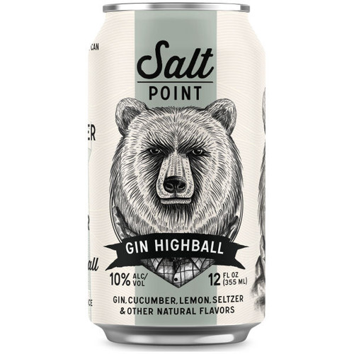 Salt Point Gin Highball Ready-To-Drink 4-Pack 12oz Cans