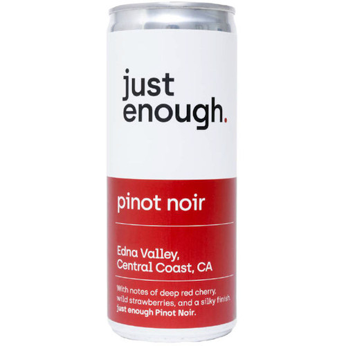 Just Enough Edna Valley Pinot Noir 250ml Can