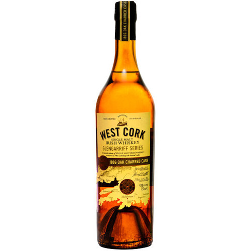 West Cork Glengarriff Series Bog Oak Charred Cask Single Malt Irish Whiskey 750ml