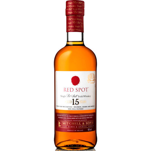 Mitchell & Son Red Spot 15 Year Old Single Pot Still Irish Whiskey 750ml