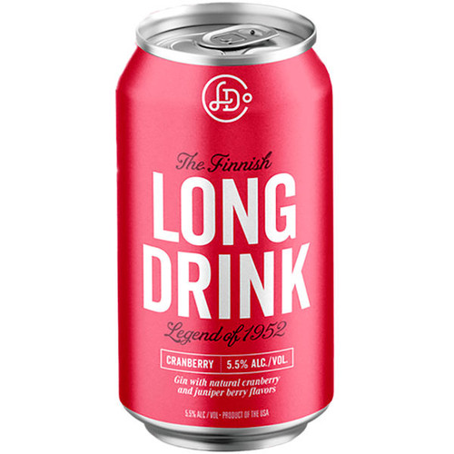 The Finnish Long Drink Cranberry Cocktail 12oz 6 Pack Cans