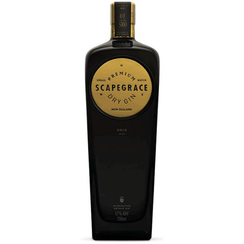 Scapegrace Black New Zealand Dry Gin 750ml