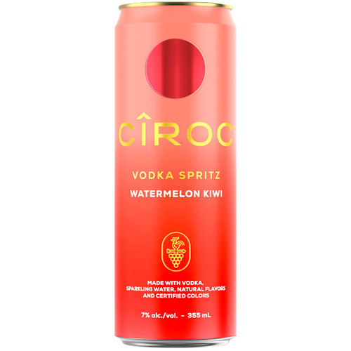 Ciroc Watermelon Kiwi Vodka Spritz Ready-To-Drink 4-Pack 12oz Cans